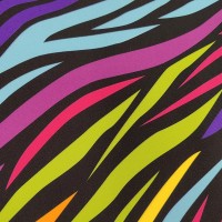 Бифлекс с принтом цветная зебра