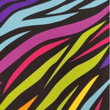 Бифлекс с принтом цветная зебра