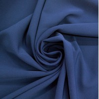 Плательная ткань Барби темно синий цвет