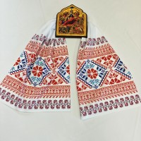 Рушник с узорами на свадьбу