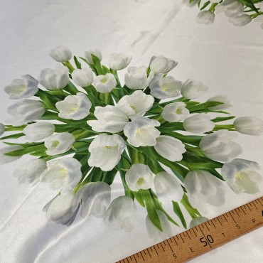 Праздничная скатерть с Тюльпанами Праздничная скатерть с Тюльпанами