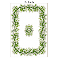 Праздничная скатерть с Тюльпанами Праздничная скатерть с Тюльпанами