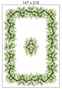 Праздничная скатерть с Тюльпанами