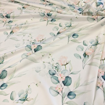 Армани шелк стрейч с цветочным принтом розы