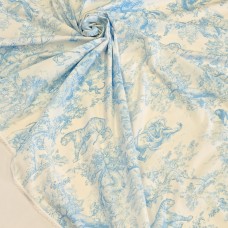 Плательный поплин с принтом в стиле Dior Плательный поплин с принтом в стиле Dior