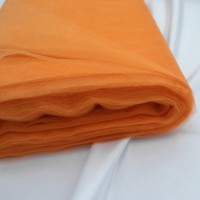 Фатин с блеском - Kristal Tul - цвет оранжевый 52