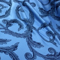 Портьерная ткань - цвет синий